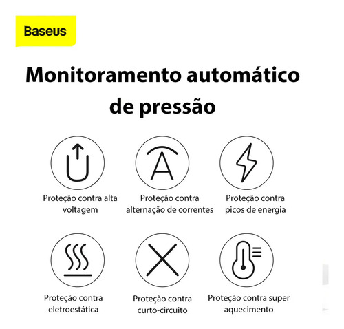 Carregador Turbo Baseus 20w Com Cabo Para iPhone 14 Cor Preto