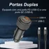Carregador Veicular 87.5w Usb Com Cabo Tipo-c E Display Led