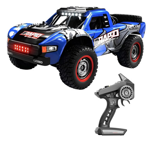 Carrinho Controle Remoto 4x4 2.4ghz 1:16 Off-road Azul
