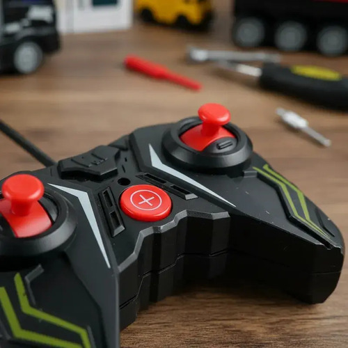 Carrinho Controle Remoto Caminhão Cargo Truck Recarregável Cor Preto