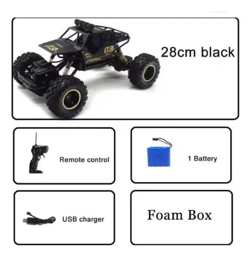 Carrinho Controle Remoto Rali Brinquedo Kids Fast 4x4 Road