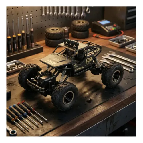 Carrinho Controle Remoto Rali Brinquedo Kids Fast 4x4 Road