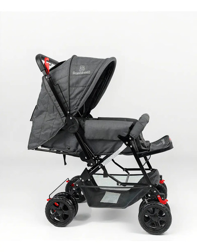 Carrinho de Bebê Passeio Bambinelli Fox Reclinável Preto 2023