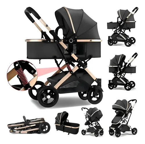 Carrinho De Bebê Passeio Reversivel Chique Conforto 3 Em 1