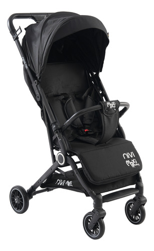 Carrinho de bebe passeio vira berco nivi maxi baby preto