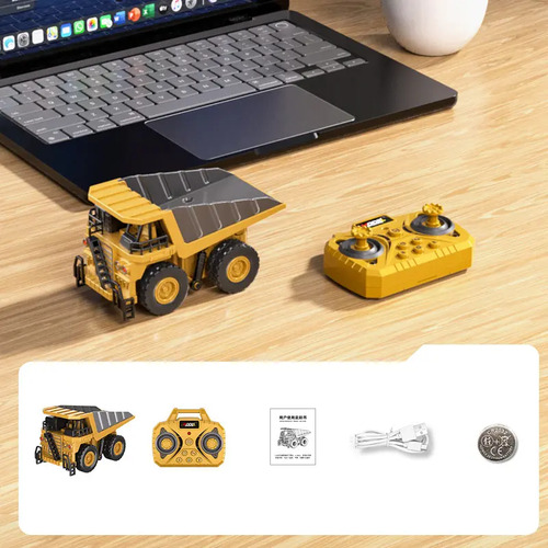 Carrinho De Controle Remoto Mini 1:64 Veículo De Construção