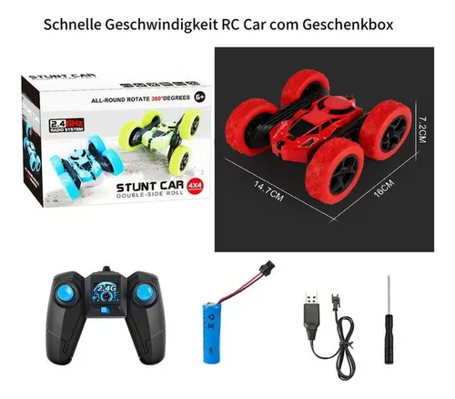 Carrinho De Controle Remoto Quick Run 360° 4x4 Drift
