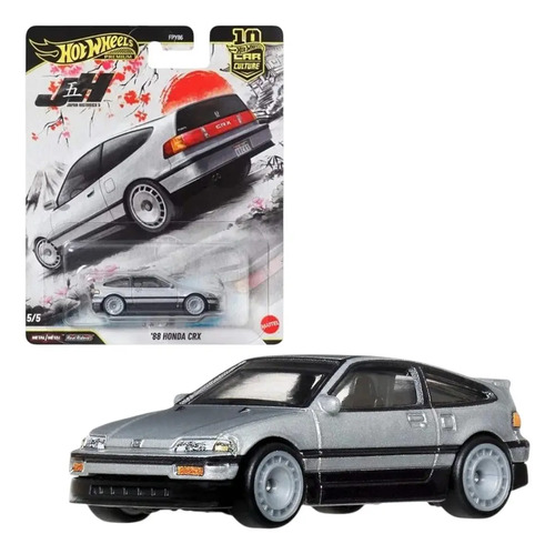 Carrinho honda crx 88 hot wheels premium car culture 164