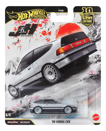 Carrinho Honda CRX '88 Hot Wheels Premium Car Culture 1:64
