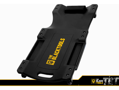 Carrinho Tipo Esteira Para Mecânico Profissional Com Encosto BTE2000 The Black Tools
