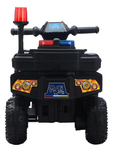 Carro Elétrico Infantil Policial 6v Frente/Ré Maxi Toys - AZUL