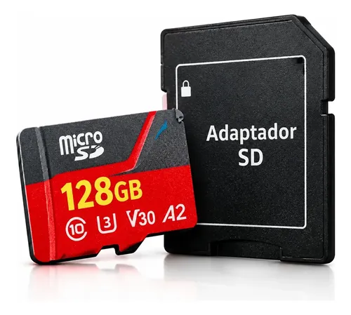 Cartao de memoria 128gb c adaptador camera celular sd128g