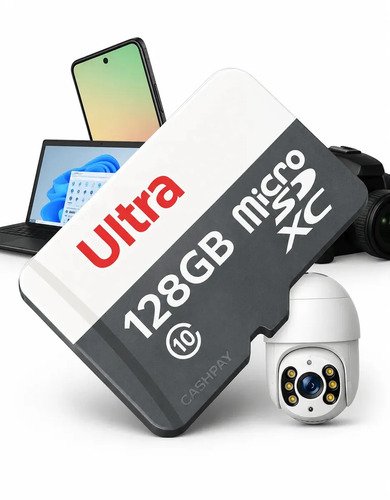 Cartao de memoria micro sd cashpay ultra 128 gb com adaptado
