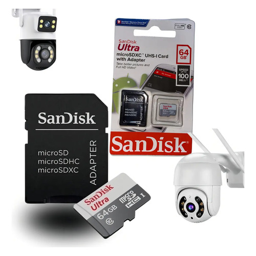 Cartao de memoria micro ultra com adaptador sd 64gb 1