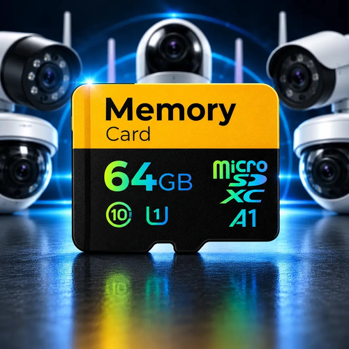 Cartao de memoria para cameras ip icsse yoosse wi fi 64gb mi