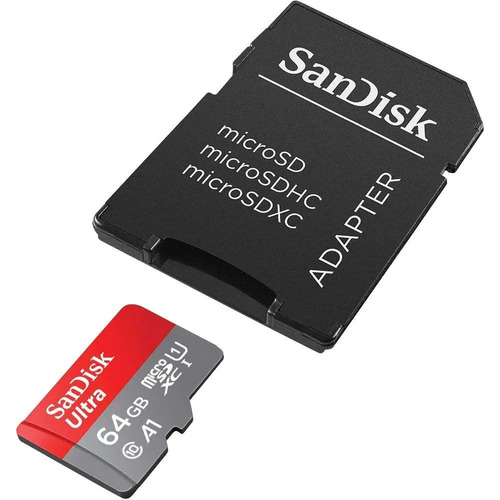 Cartão de memória SanDisk SDSQUAR-064G-GN6MN Ultra com adaptador SD 64GB