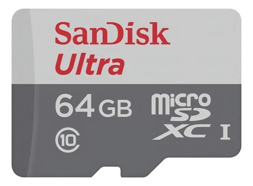 Cartão De Memória Sandisk Sdsqunb-064g-gn3ma Ultra 64gb