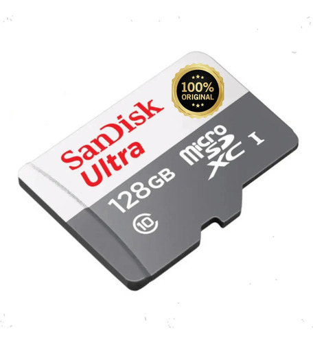 Cartão Memória 128gb sandisk original Ultra 100mbs Sandisk