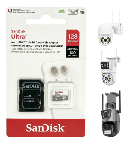 Cartão Memória Microsd Tf 128gb Original De Câmera Segurança
