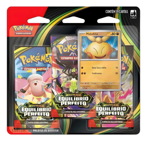 Cartas pokemon equilibrio perfeito makuhita 19 cards copag