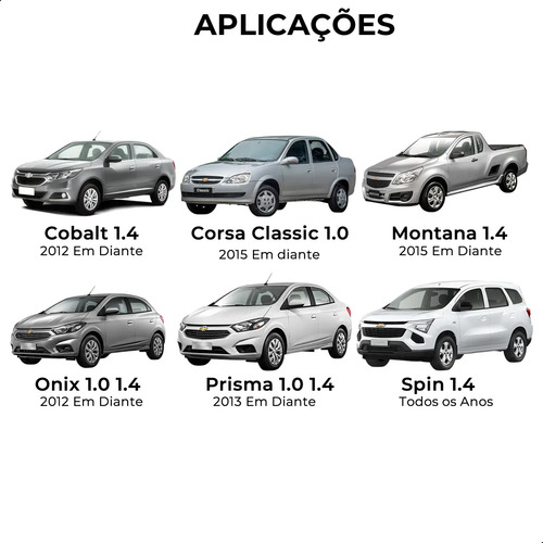 Catalisador Onix 1.0 E 1.4 2014 2015 2016 2017 2018 2019
