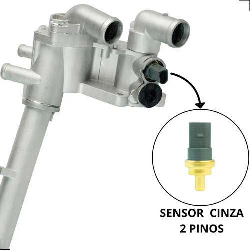 Cavalete Válvula Termostática Completa Aluminio Gol G5 Flex
