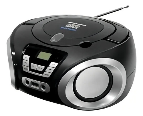 Cd player bluethooth radio boombox portatil usb fm digital c
