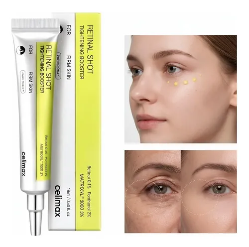 Celimax retinal shot reafirmant coreano anti sinais flacidez