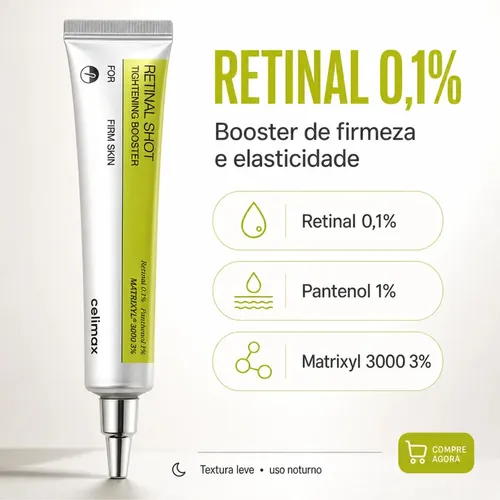 Celimax Retinal Shot Reafirmant Coreano Anti Sinais Flacidez