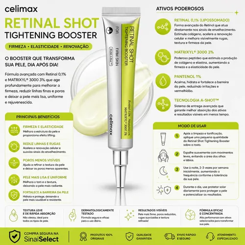 Celimax Retinal Shot Tightening Booster 15ml Coreano Av