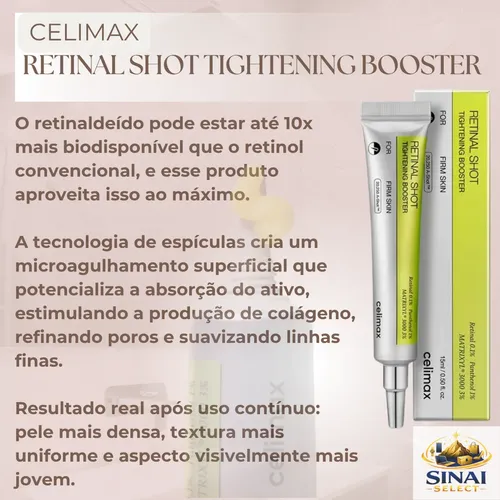 Celimax Retinal Shot Tightening Booster 15ml Coreano Av