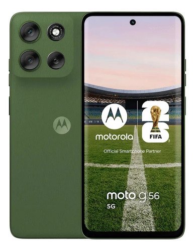 Celular motorola moto g56 256gb 12gb ram 5g dual sim green