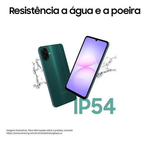 Celular Samsung Galaxy A07 256gb 8gb Câmera 50mp Verde