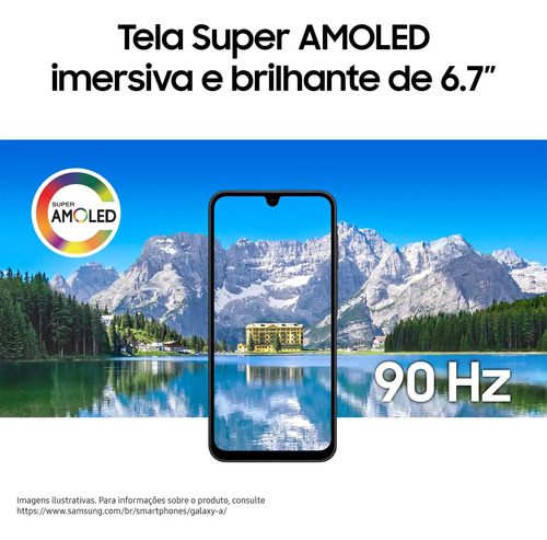 Celular Samsung Galaxy A17 5g Com Ia, 128gb, 4gb Ram, Câm De 50mp, Tela De 6.7 , Nfc, Ip54 - Cinza