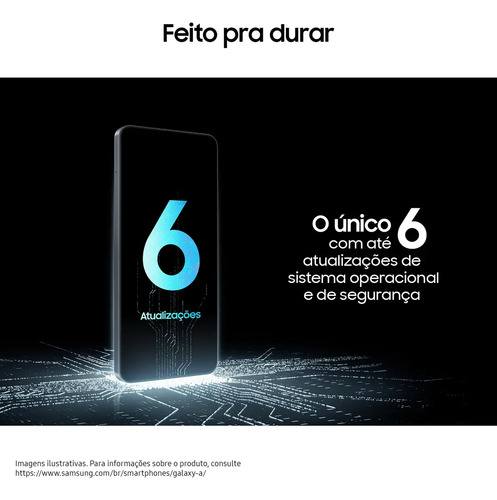 Celular Samsung Galaxy A17 5g Com Ia, 256gb, 8gb Ram, Câm De 50mp, Tela De 6.7 , Nfc, Ip54 - Azul