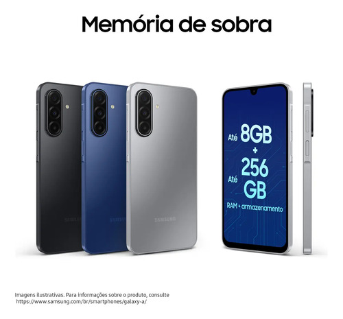 Celular Samsung Galaxy A17 Com Ia, 128gb, 4gb Ram, Câm De 50mp, Tela De 6.7 , Nfc, Ip54 - Cinza