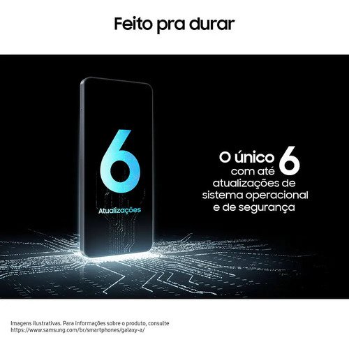Celular Samsung Galaxy A17 Com Ia, 256gb, 8gb Ram, Câm De 50mp, Tela De 6.7 , Nfc, Ip54 - Preto 4G