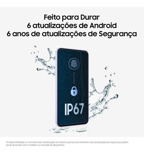 Celular Samsung Galaxy A36 5g 256gb 8gb Ram Branco