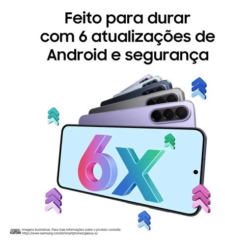 Celular Samsung Galaxy A37 5G 128GB, 6GB RAM, Câmera 50MP