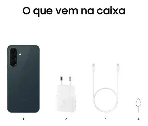 Celular Samsung Galaxy A37 5g 256gb, 8gb Ram, Câmera 50mp Verde-escuro
