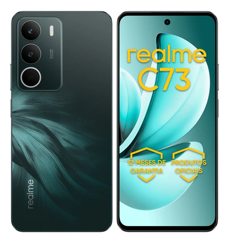 Celular smartphone realme c73 128gb 4gb ram dual sim 120hz 6 1