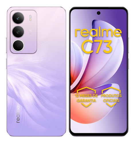 Celular smartphone realme c73 256gb 8gb ram dual sim 120hz 6 1