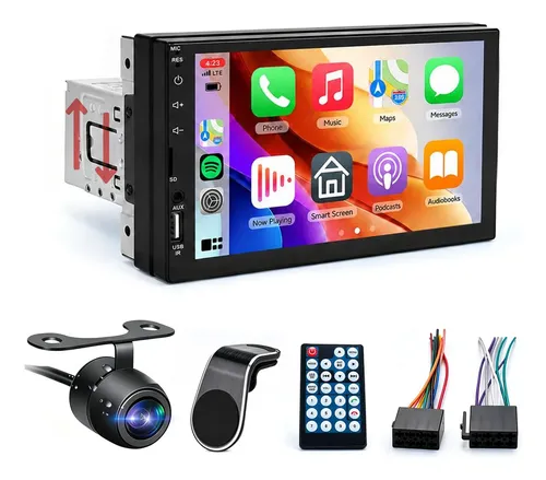 Central multimidia 1 din mp5 bluetooth 7 espelha hd