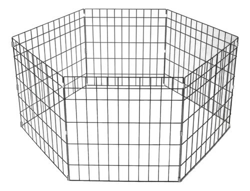 Cercadinho dobravel metal pet 6 paineis 50cm altura medio