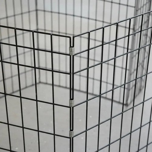 Cercadinho Dobrável Metal Pet 6 Painéis 50cm Altura Médio