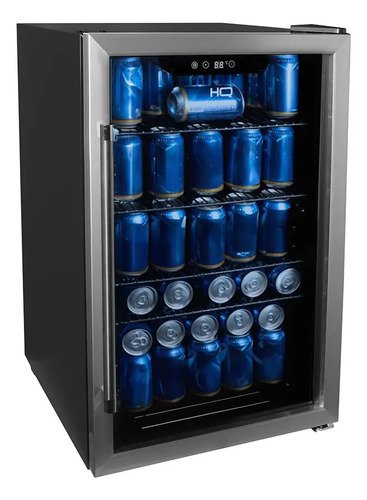 Cervejeira Expositor Vertical Hq 125l Pt/inx Hq-125cevpv