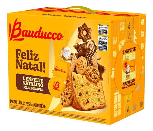 Cesta de natal bauducco g