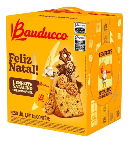 Cesta de natal bauducco p