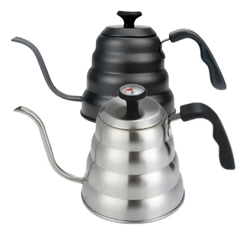 Chaleira bico de ganso fino barista cafe c termotro 12 l