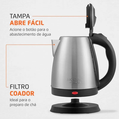 Chaleira Elétrica Pratic Mondial 1200W CE-06
